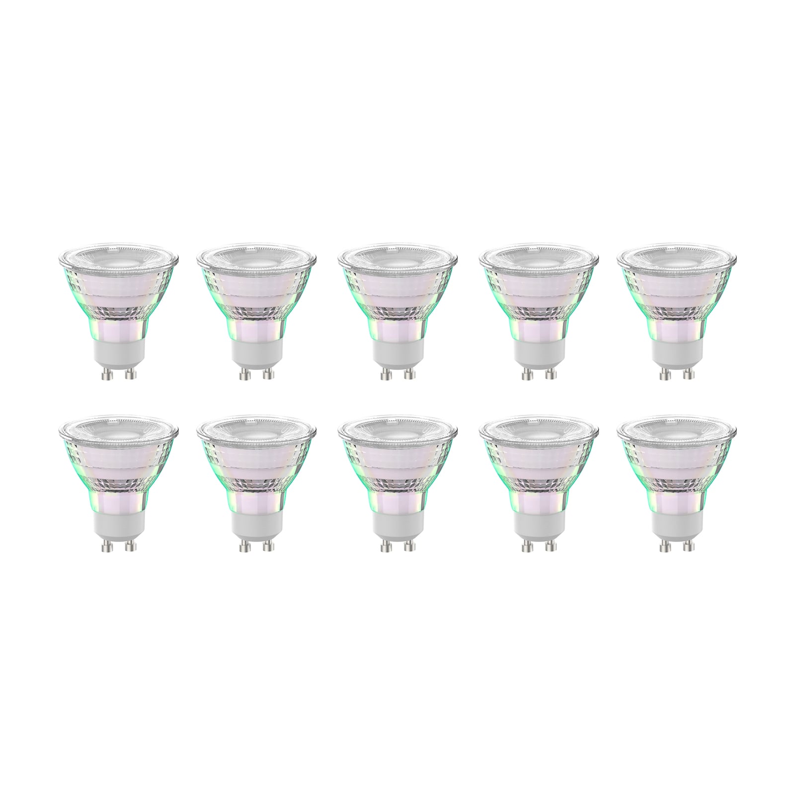 LED-pære GU10 4,7W 2700K 850lm glass 10-pakning - Arcchio forfra