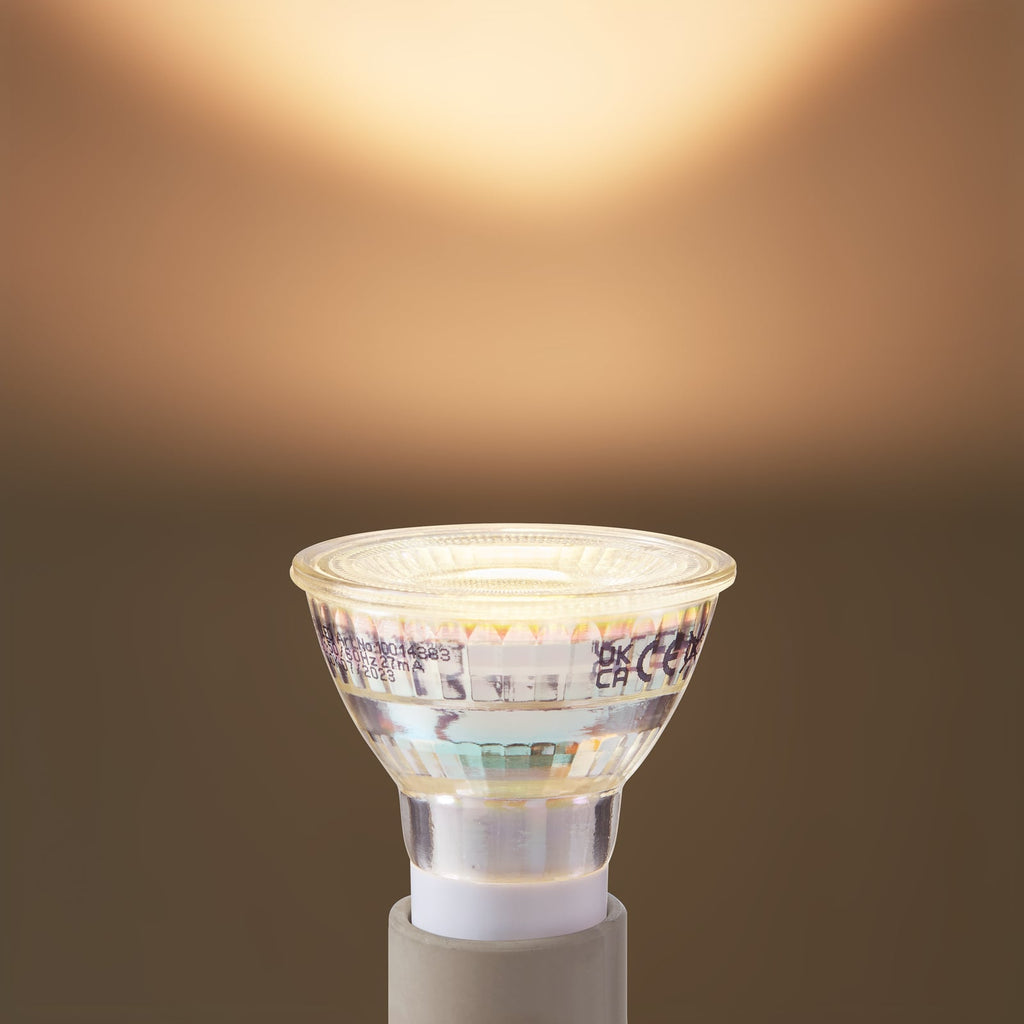 LED-pære GU10 4,7W 2700K 850lm glass 10-pakning - Arcchio montert