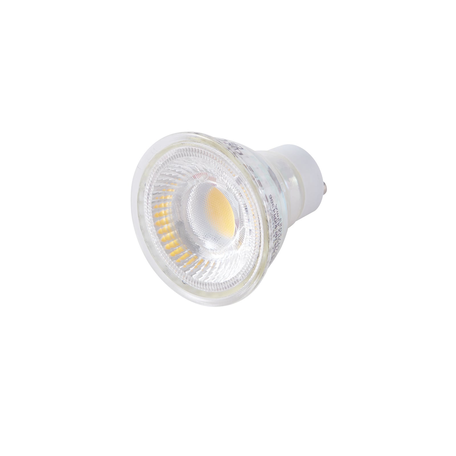 Nærbilde av LED-pære GU10 reflektor 4,7W 2700K klar Arcchio glass
