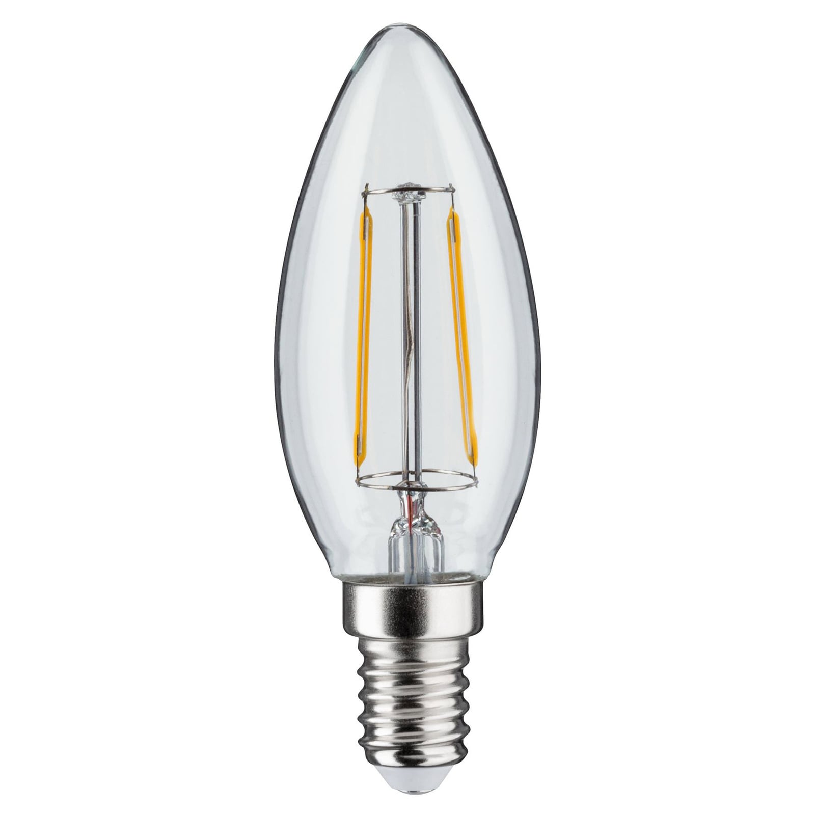 LED-pære kronelysform E14 2W 3000K klar DC 24V - Paulmann nærbilde