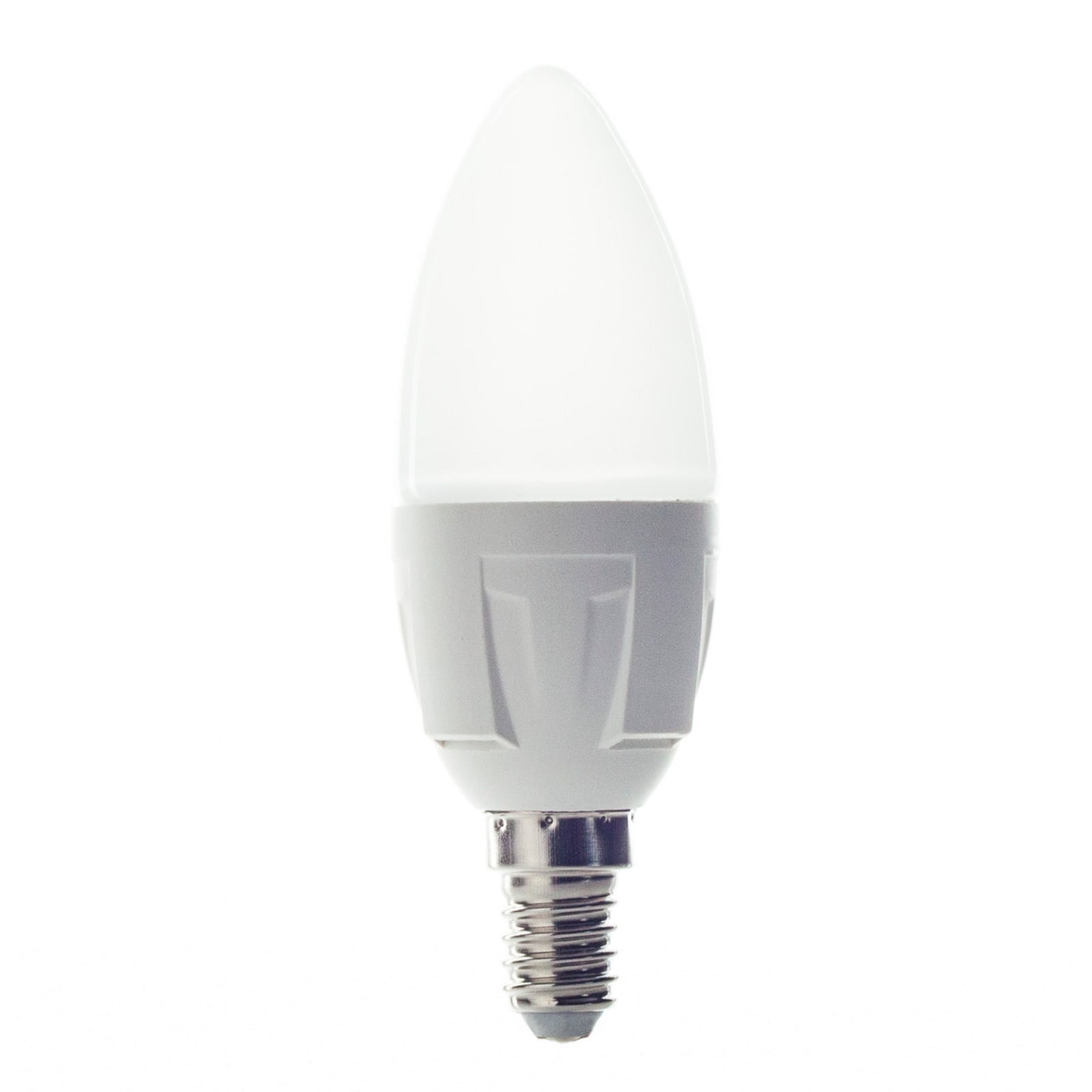 LED-pære kronelysform E14 4,9W 3000K matt 470lm - Lindby bakside