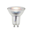 LED-pære reflektor GU10 4,5W 3000K klar 36° forfra