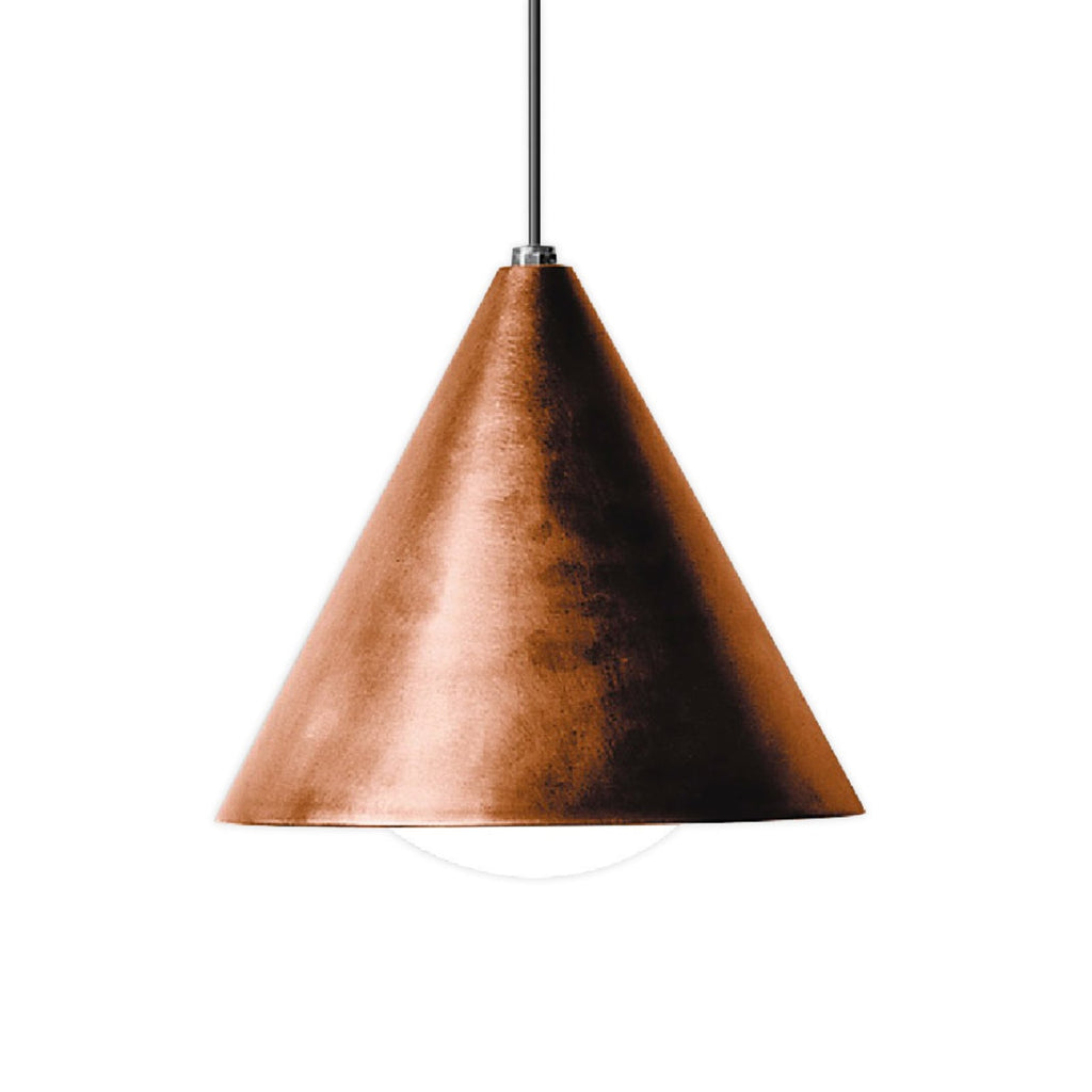 LED pendellampe 31073 kobber/opalglass detalj