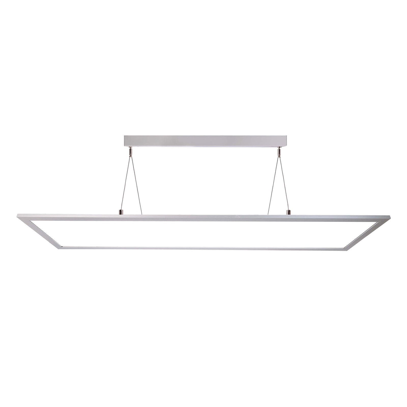 LED pendellampe 3422 rektangulær dimbar aluminium 120 cm 50W bakside