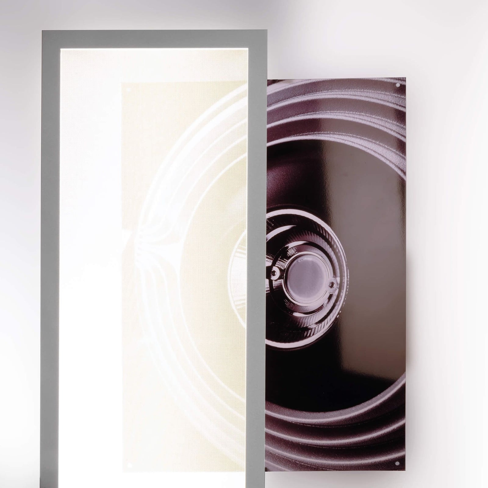 LED pendellampe 3422 rektangulær dimbar aluminium 120 cm 50W sideprofil