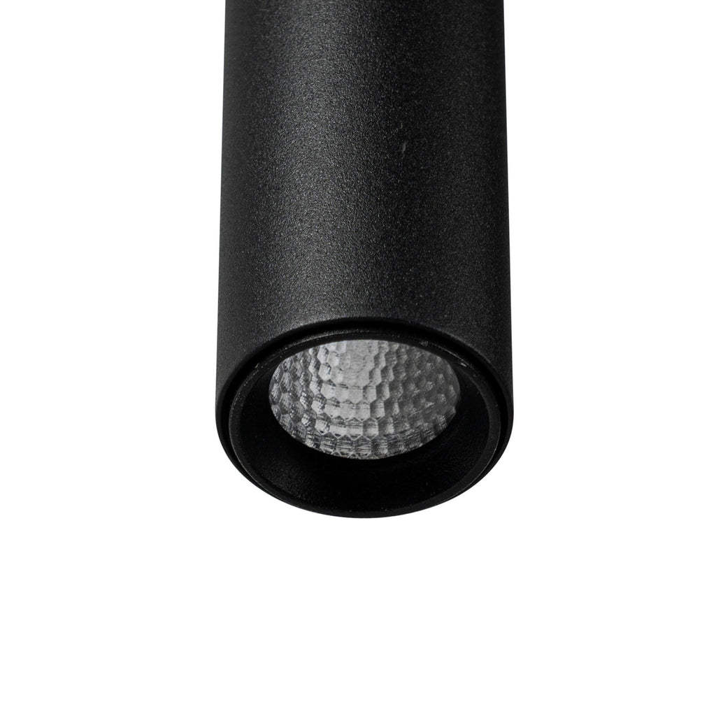 LED-pendellampe 48V Lumaro svart 55 cm dimbar CCT sammen med skinnesystem
