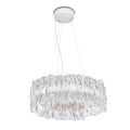 LED pendellampe Accordéon dimbar hvit Ø57 cm 51W forfra