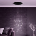 LED pendellampe Adrados 6-lys glass sommerfugler forfra