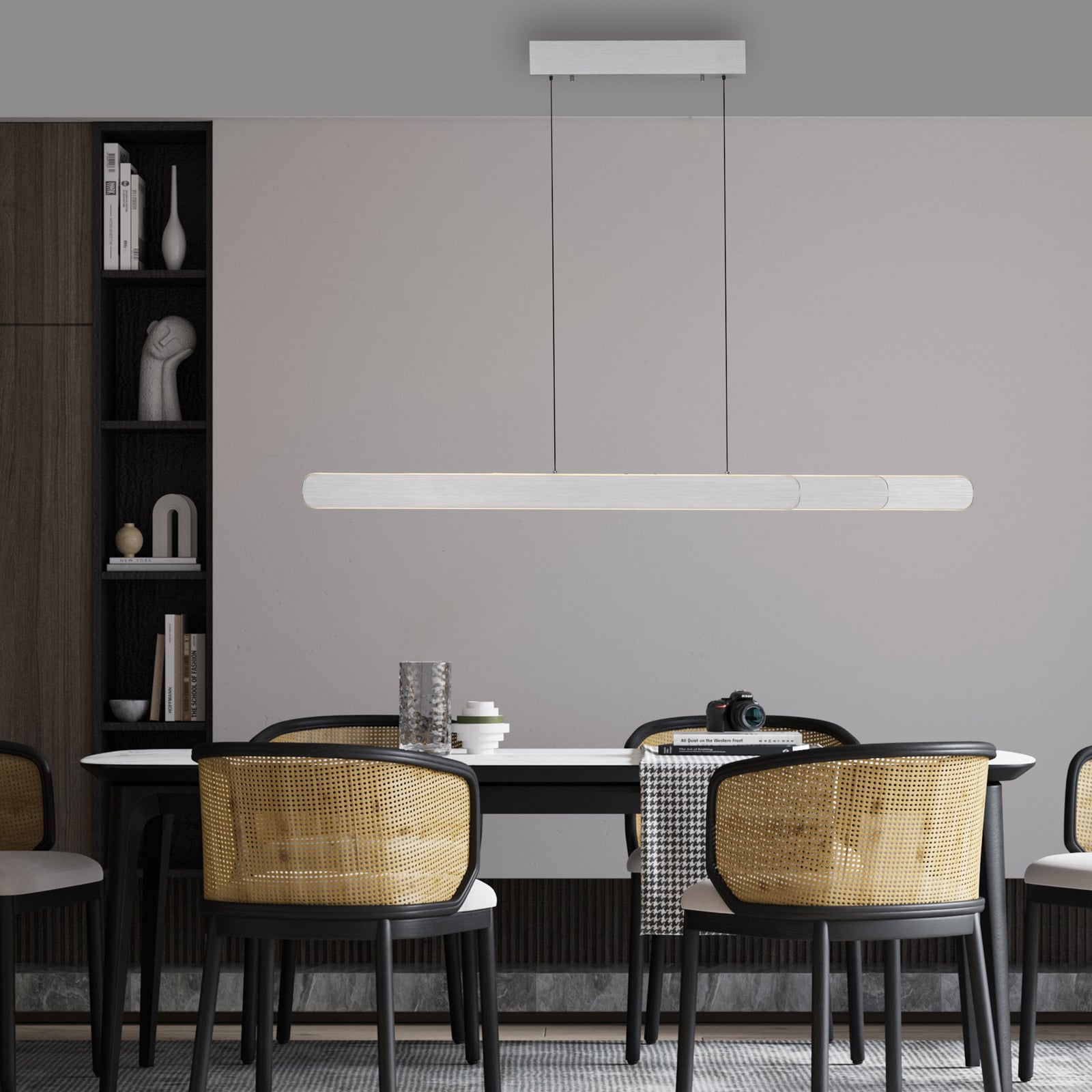 LED pendellampe Adriana aluminium dimbar CCT 160 cm bakside