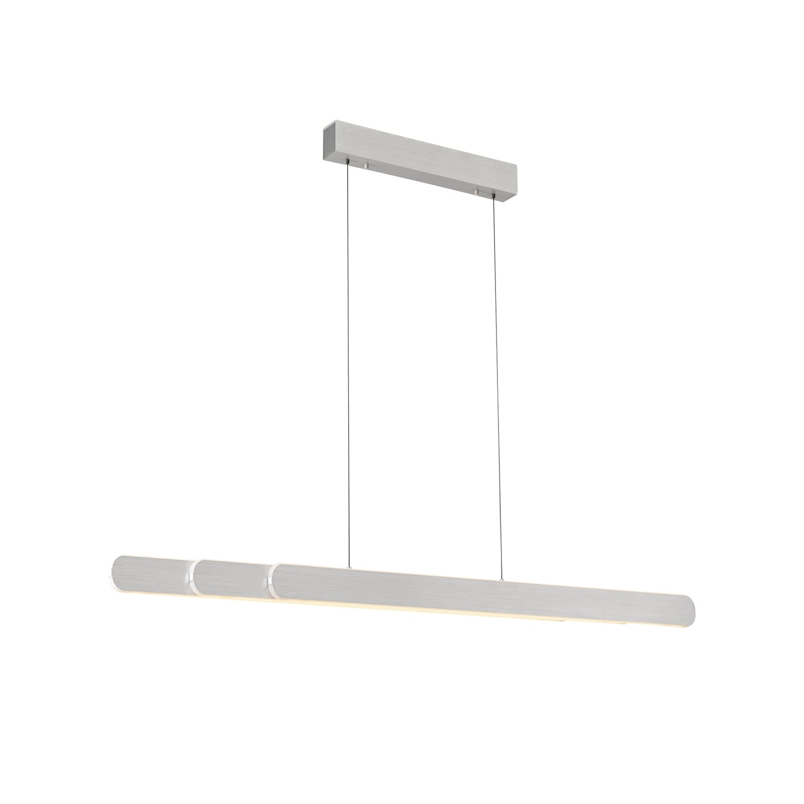 Detalj av LED pendellampe Adriana aluminium dimbar CCT 160 cm