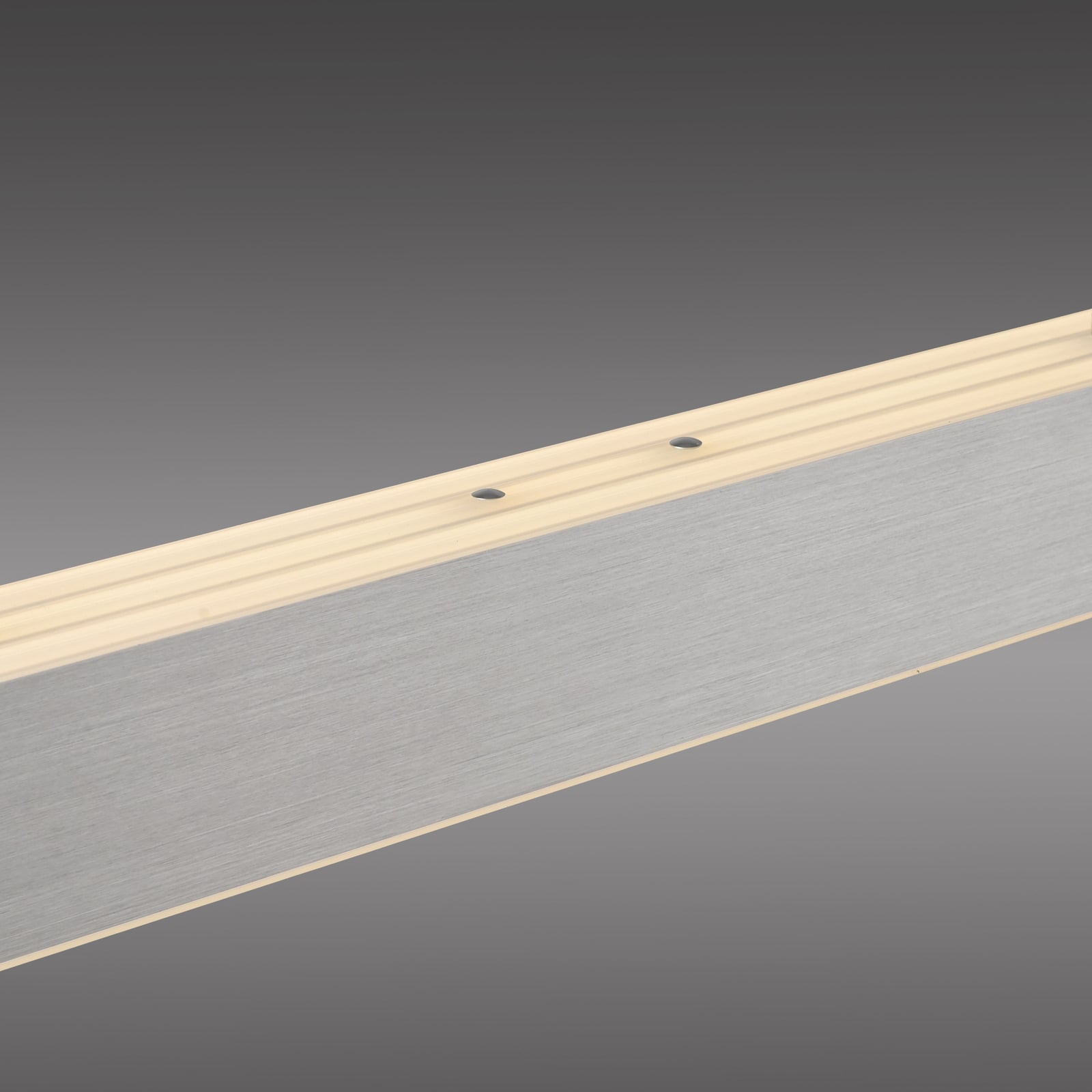 Nærbilde av touchdimmer på LED pendellampe Adriana aluminium dimbar CCT 160 cm