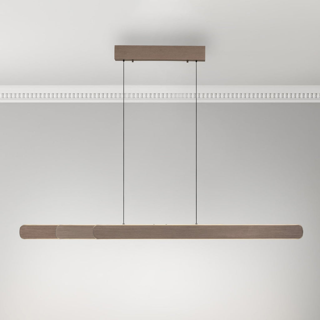 LED pendellampe Adriana brun 160 cm CCT dimbar forfra