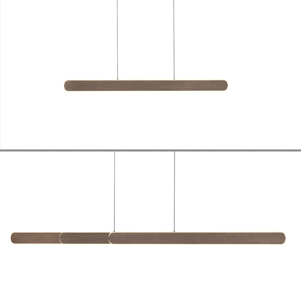 LED pendellampe Adriana brun 160 cm CCT dimbar - Paul Neuhaus