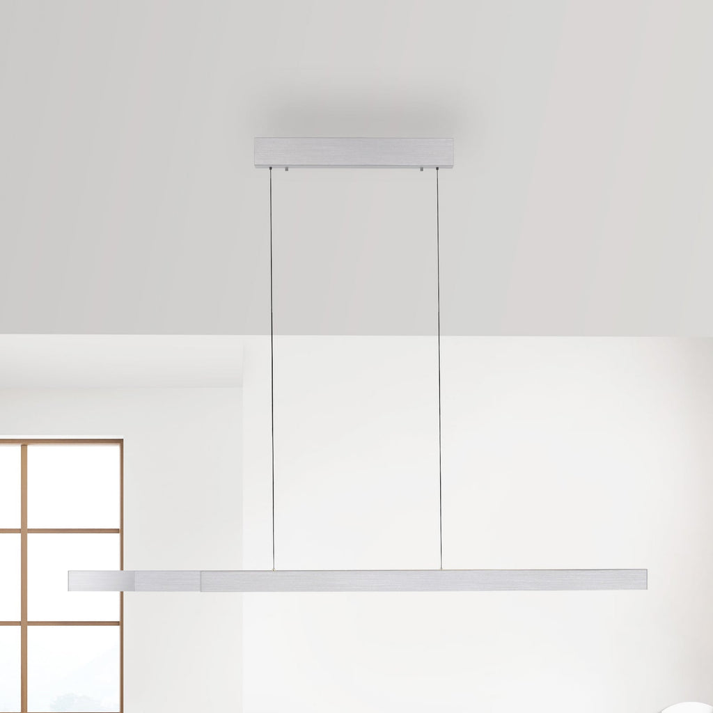 LED pendellampe Adriana Square alu CCT dimbar 179 cm forfra