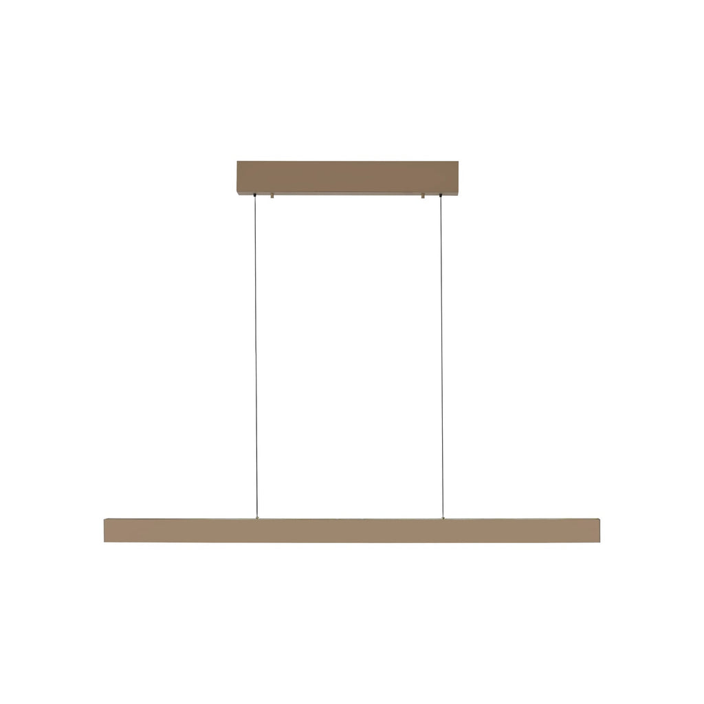 LED pendellampe Adriana Square bronse montert over bord