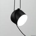 LED pendellampe Aim Small dimbar svart Ø17 cm 12W forfra