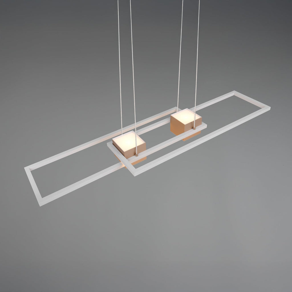 LED pendellampe Albany brun 100x28 cm lysfargejustering