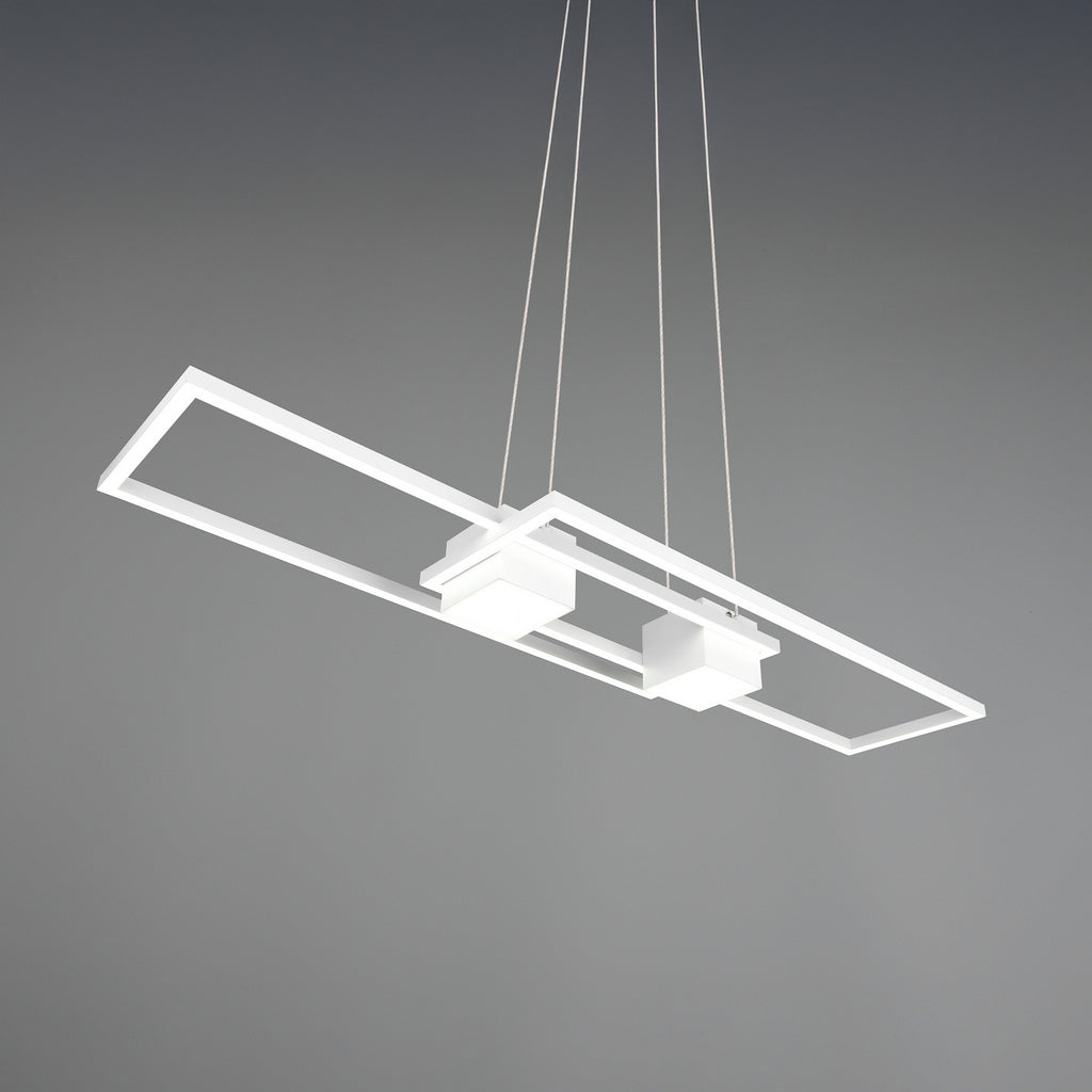 LED pendellampe Albany CCT dimbar hvit 100x28 cm lysstyrke demonstrasjon