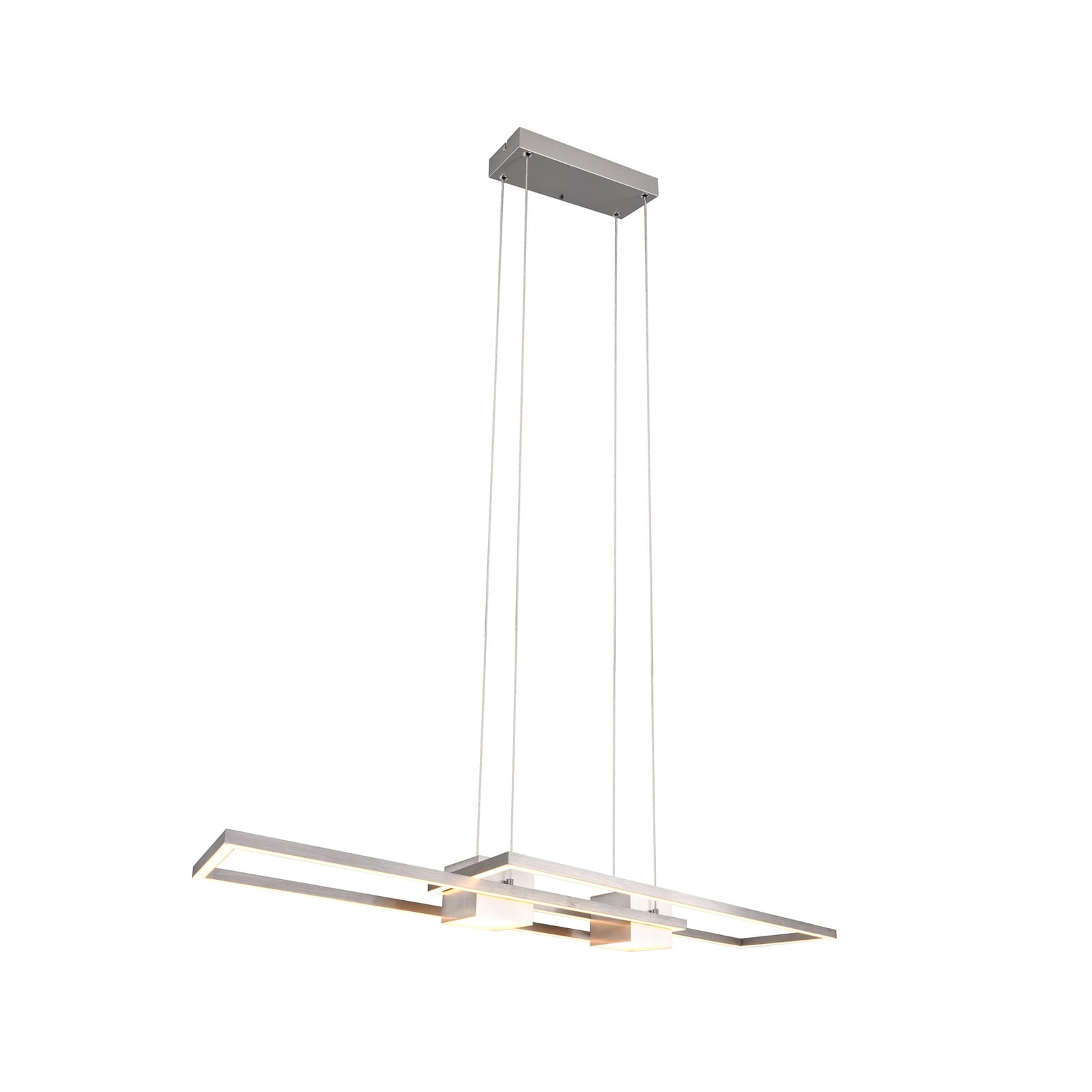 LED pendellampe Albany matt nikkel forfra