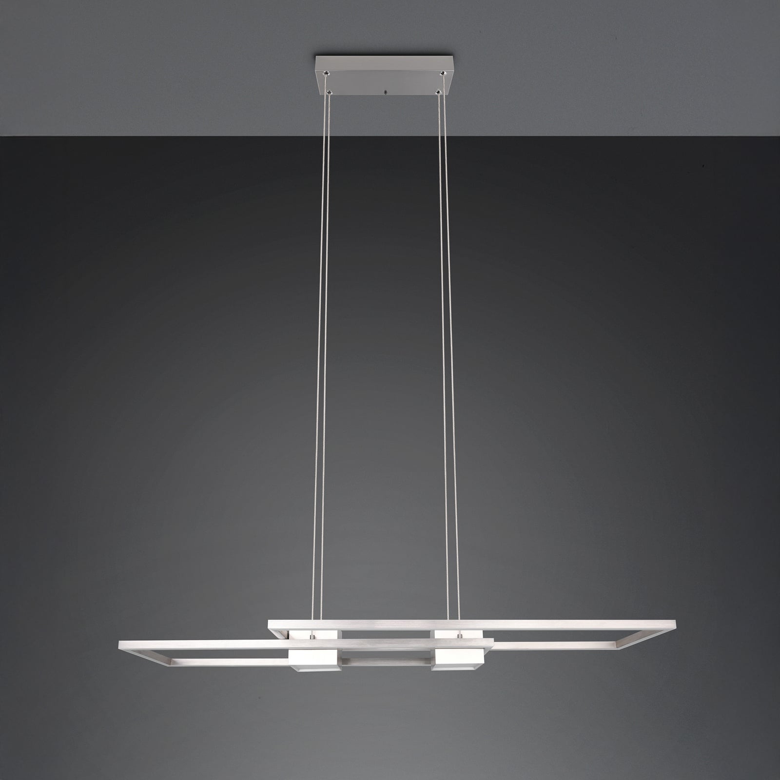 LED pendellampe Albany matt nikkel bakside