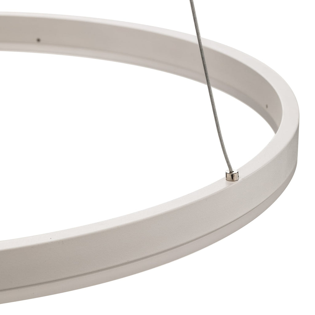 LED pendellampe Albiona hvit dimbar oppheng