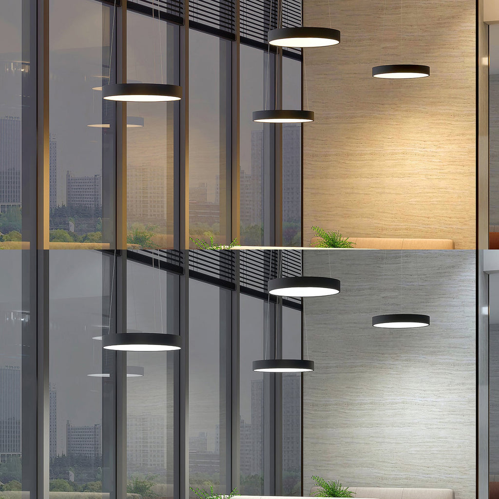 LED pendellampe Aleksi dimbar svart detalj