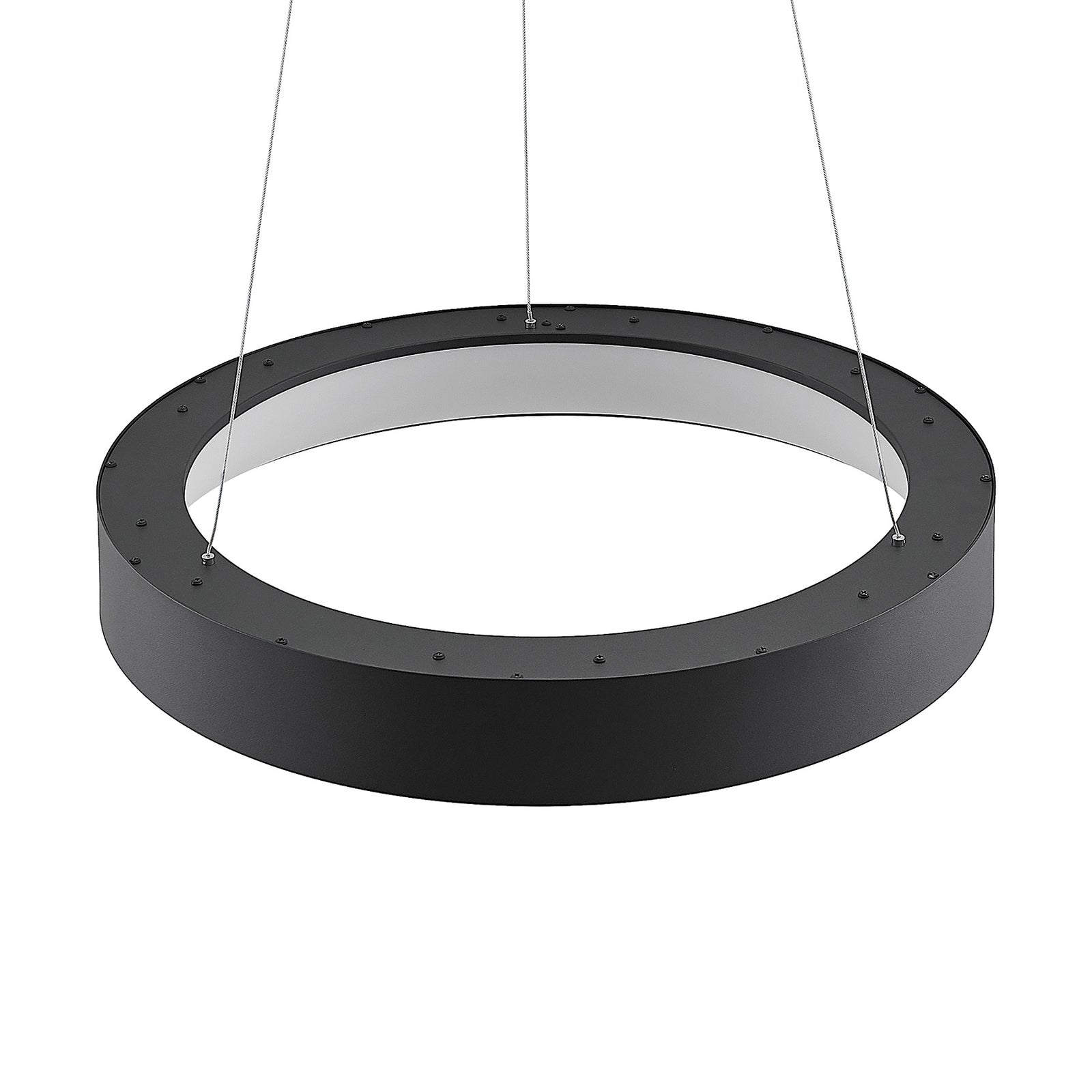 LED pendellampe Aleksi dimbar svart lysdetalj