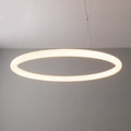 LED pendellampe Alphabet of light sirkulær dimbar Ø90 cm forfra