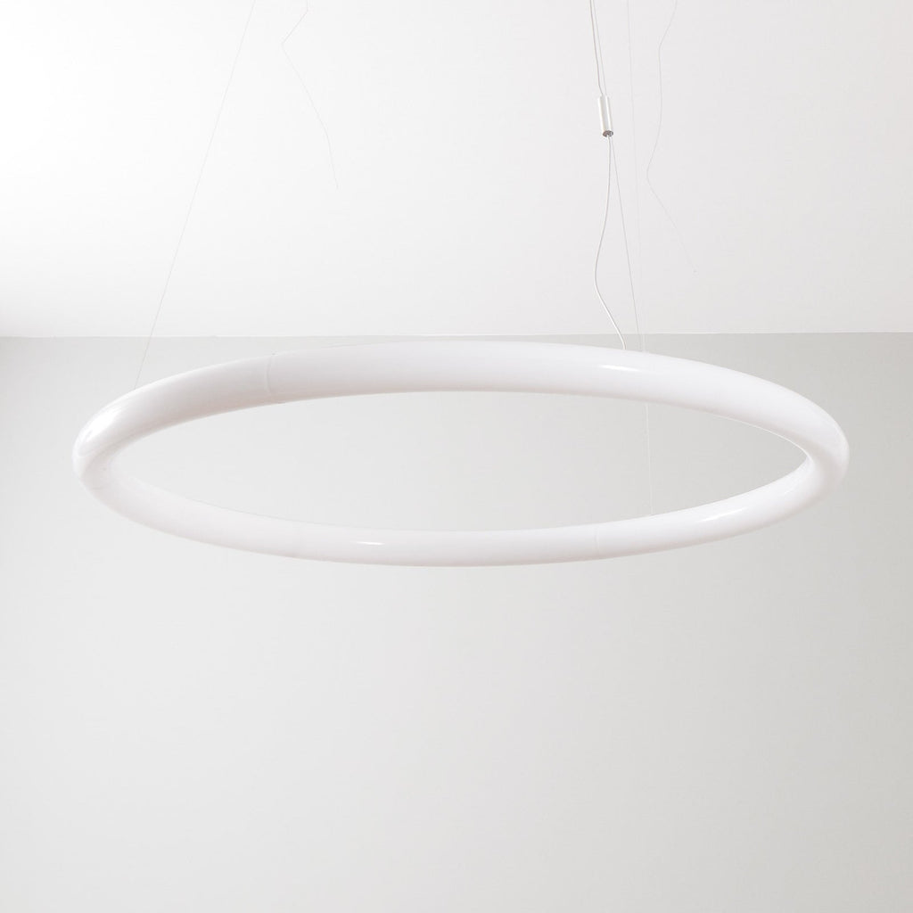 LED pendellampe Alphabet of light sirkulær dimbar Ø90 cm bakside