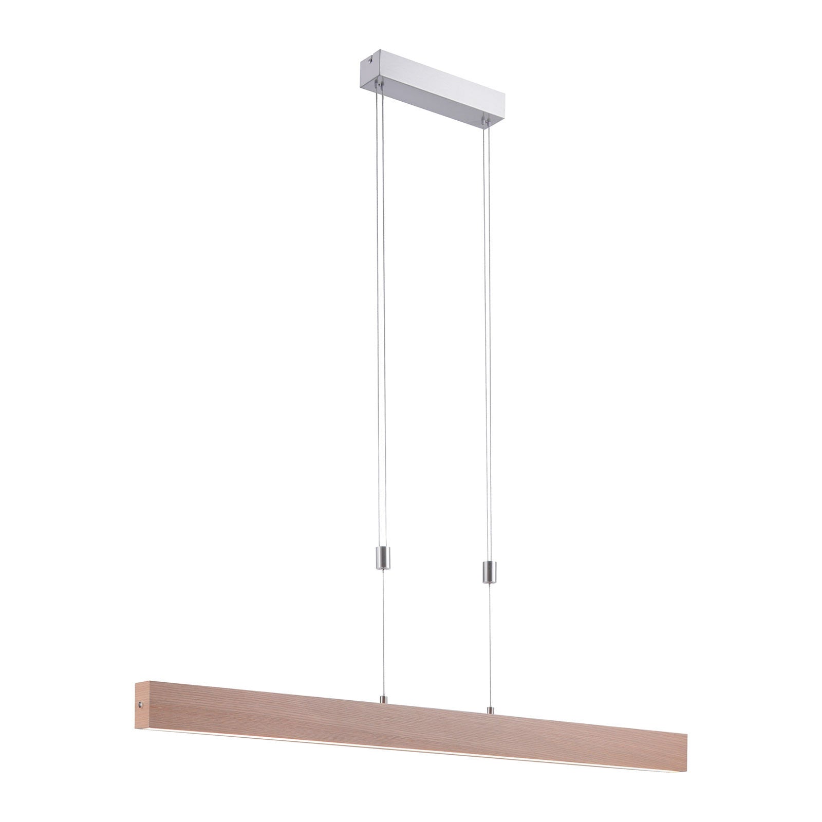 LED pendellampe Amanda dimbar treoptikk 110 cm CCT montert i rom