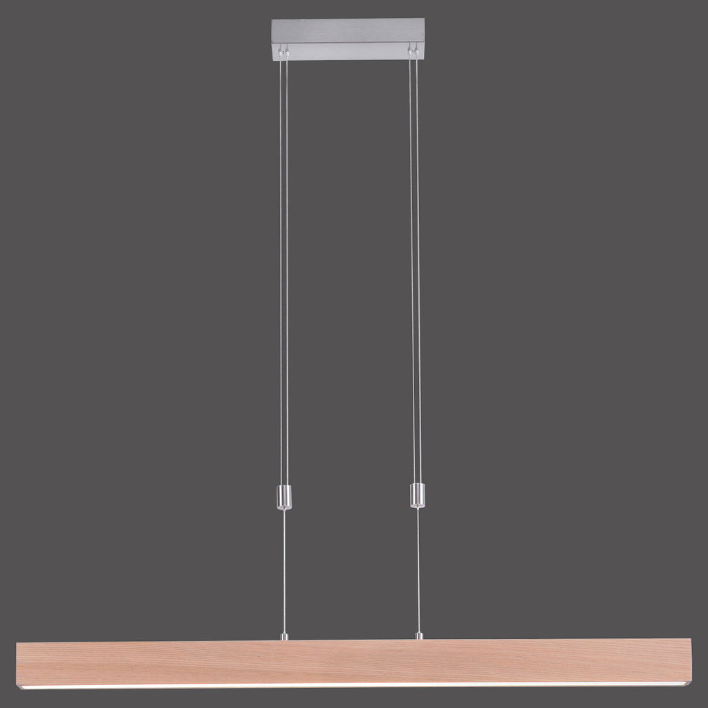 LED pendellampe Amanda dimbar treoptikk 110 cm CCT opphengsdetalj