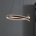 LED pendellampe Andabaia-Z svart CCT forfra