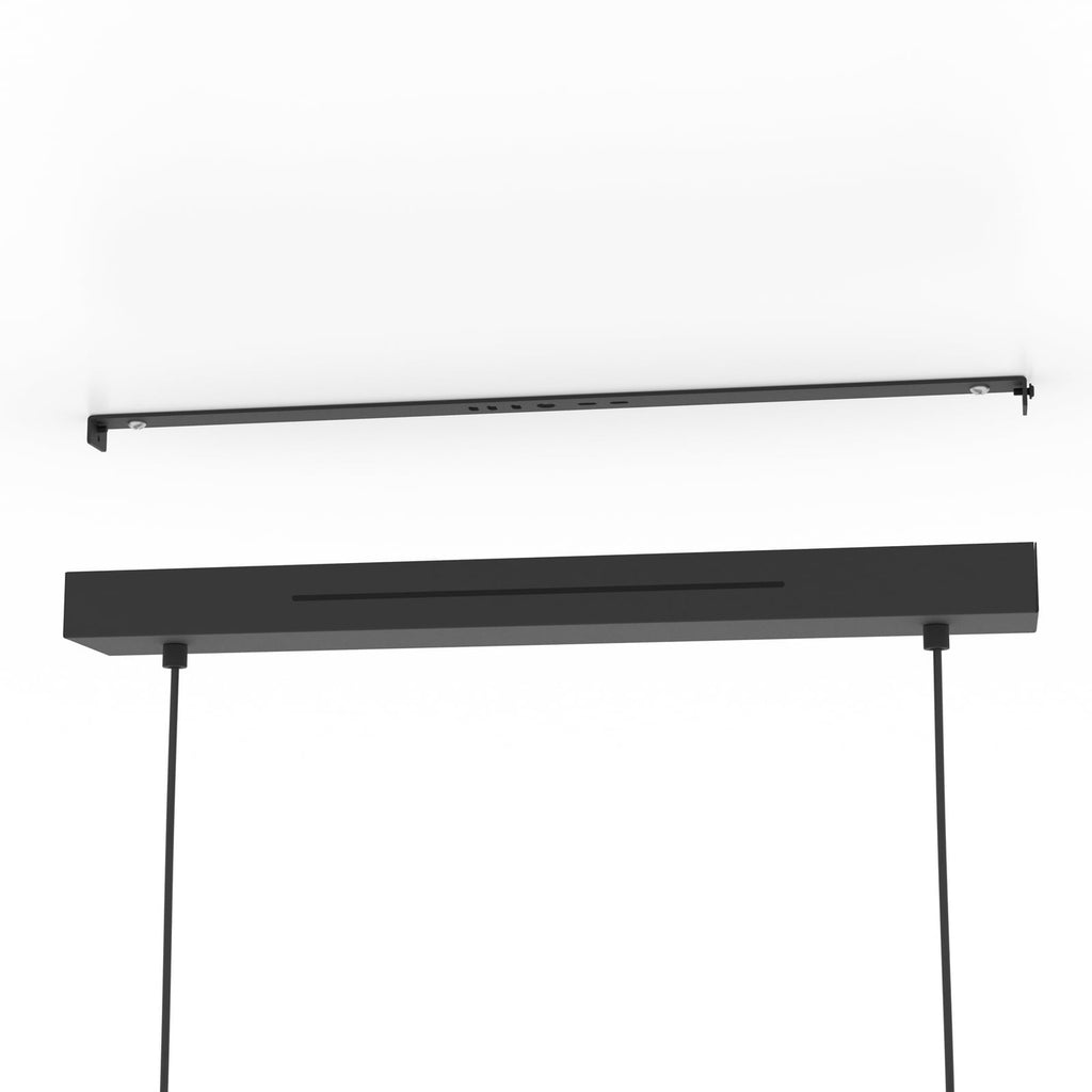 LED pendellampe Andreas-Z CCT RGB ZigBee svart lysdetalj