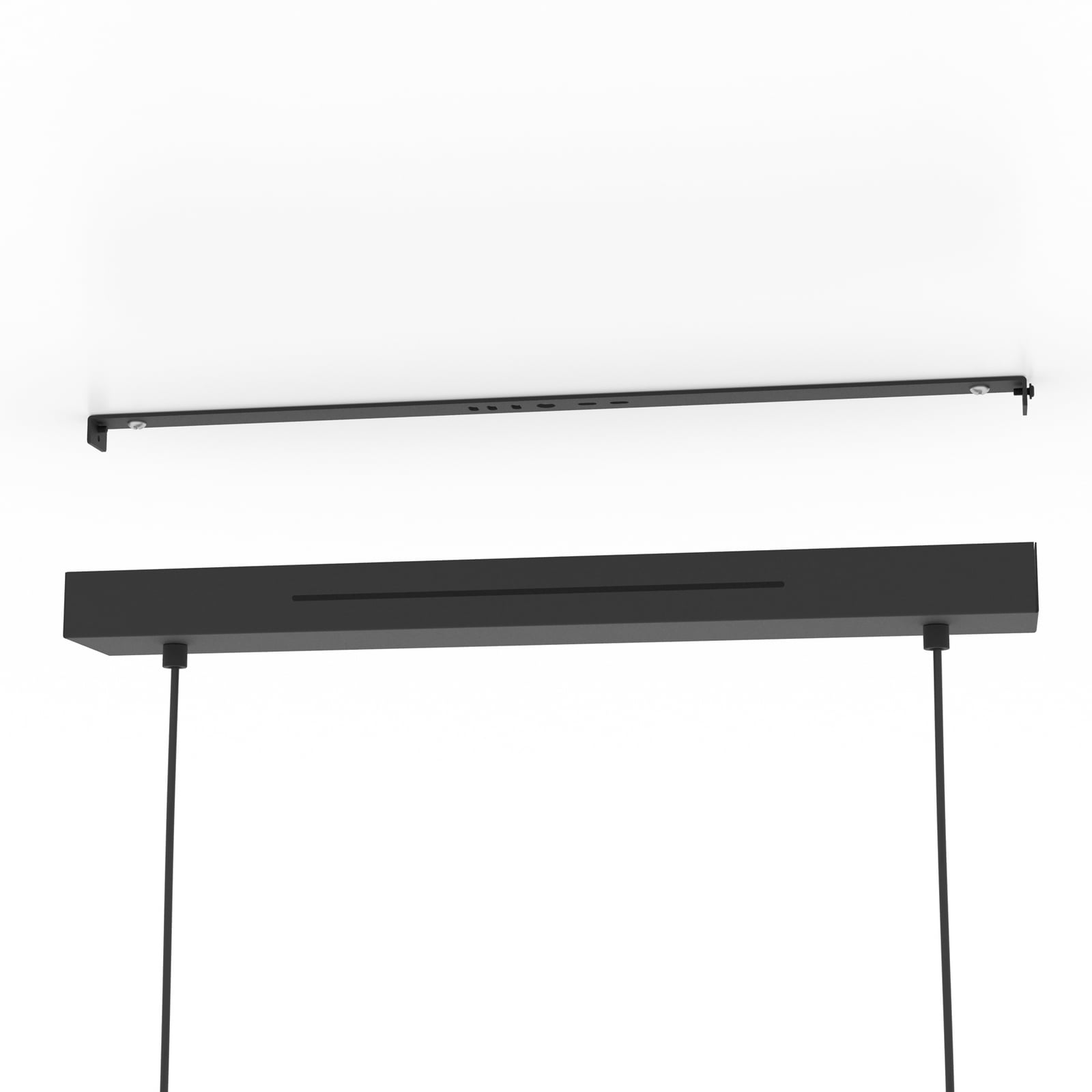 LED pendellampe Andreas-Z CCT RGB ZigBee svart lysdetalj