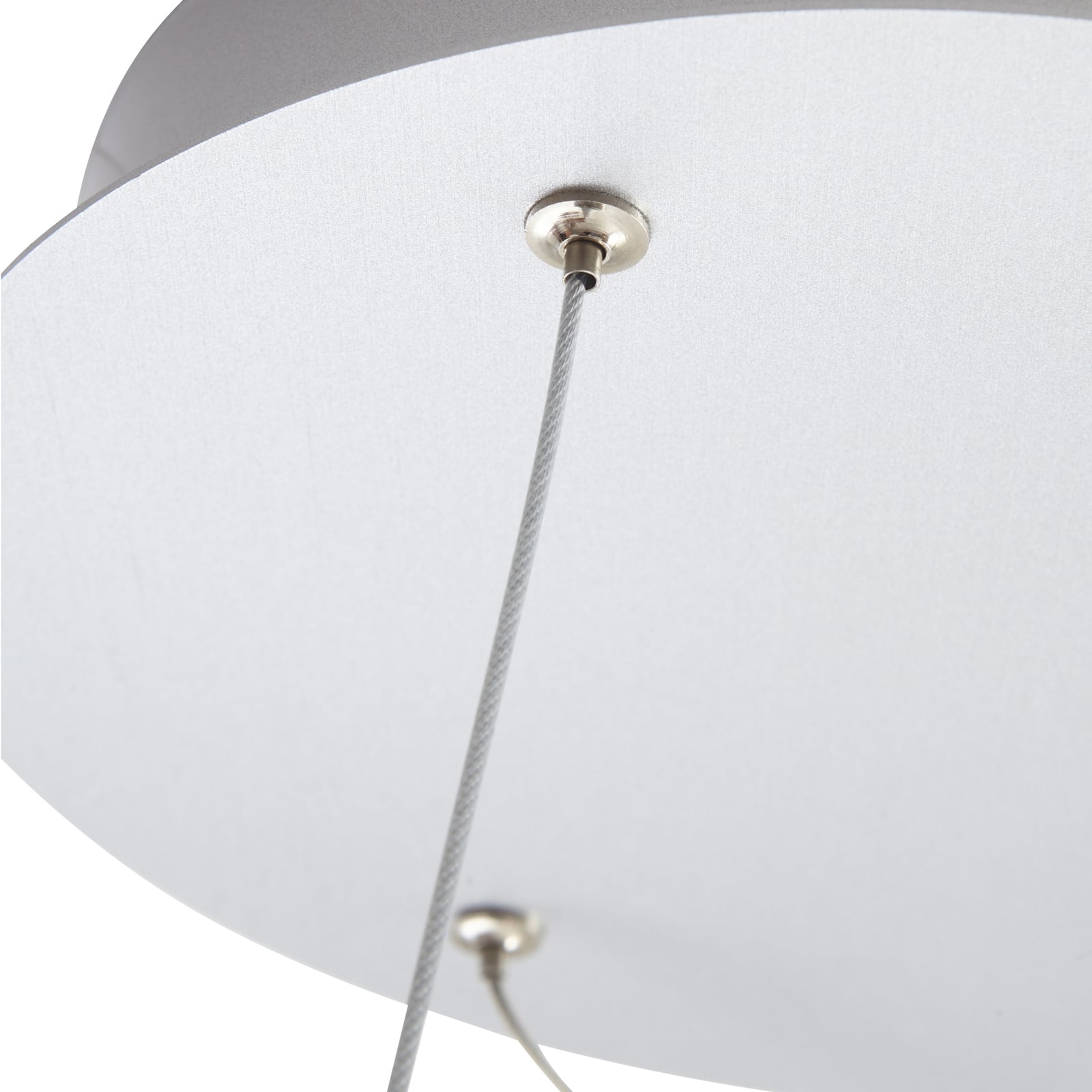 LED pendellampe Answin aluminium sølv Ø80 cm nærbilde