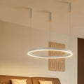 LED pendellampe Answin metall sand Ø96 cm varmhvit forfra