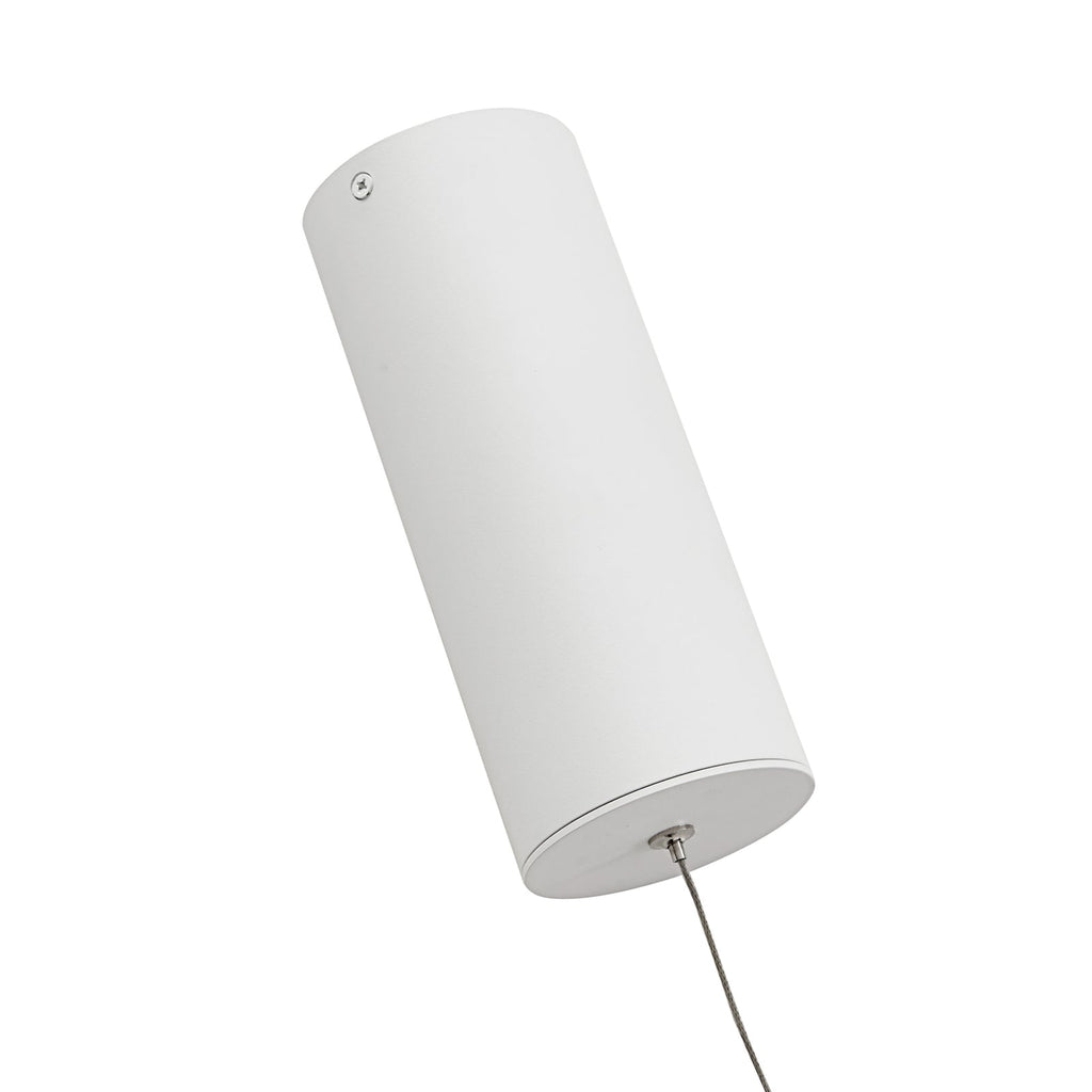 LED pendellampe Answin metall sand Ø96 cm varmhvit sideprofil