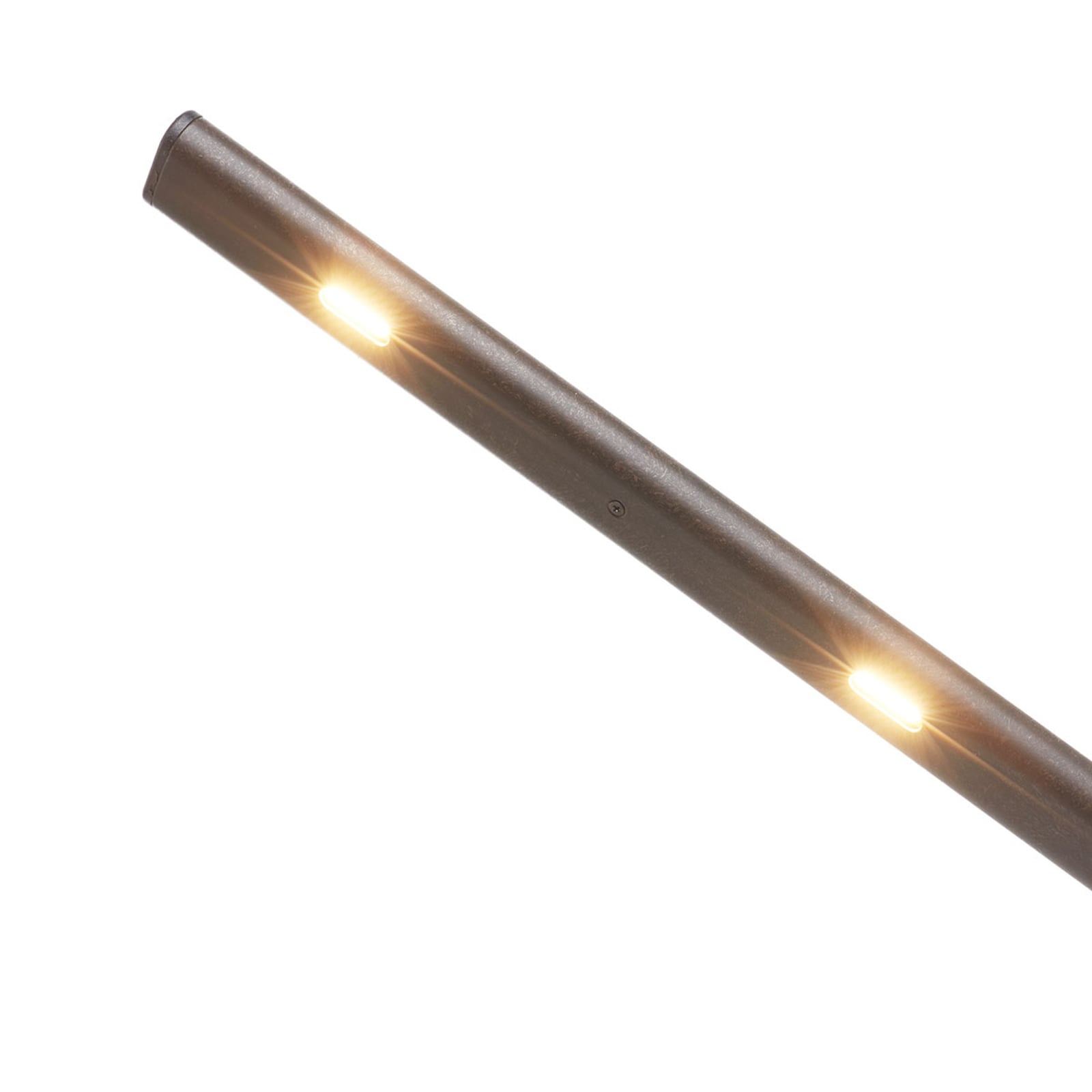 LED pendellampe Anteo rustikk jern 125 cm montert over bord