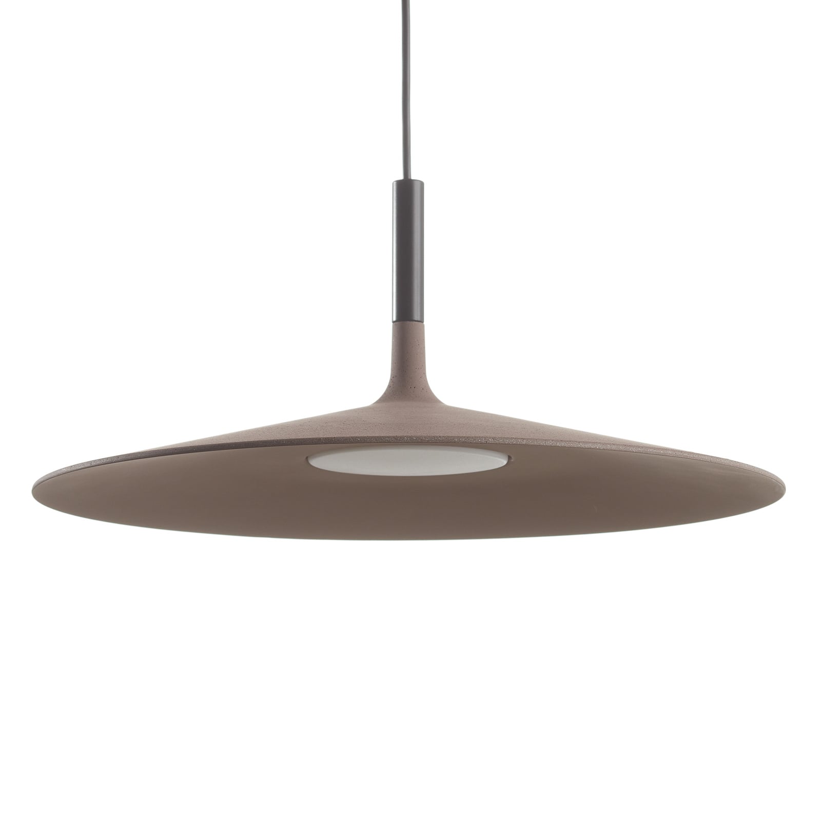 LED pendellampe Aplomb Large betong dimbar Ø45 cm sideprofil