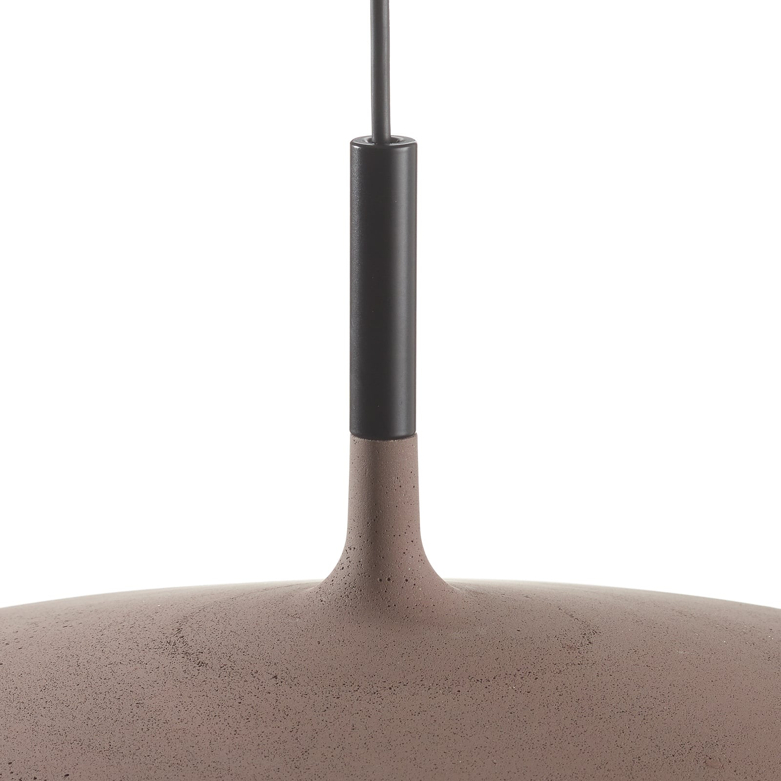 LED pendellampe Aplomb Large betong dimbar Ø45 cm opphengsløsning