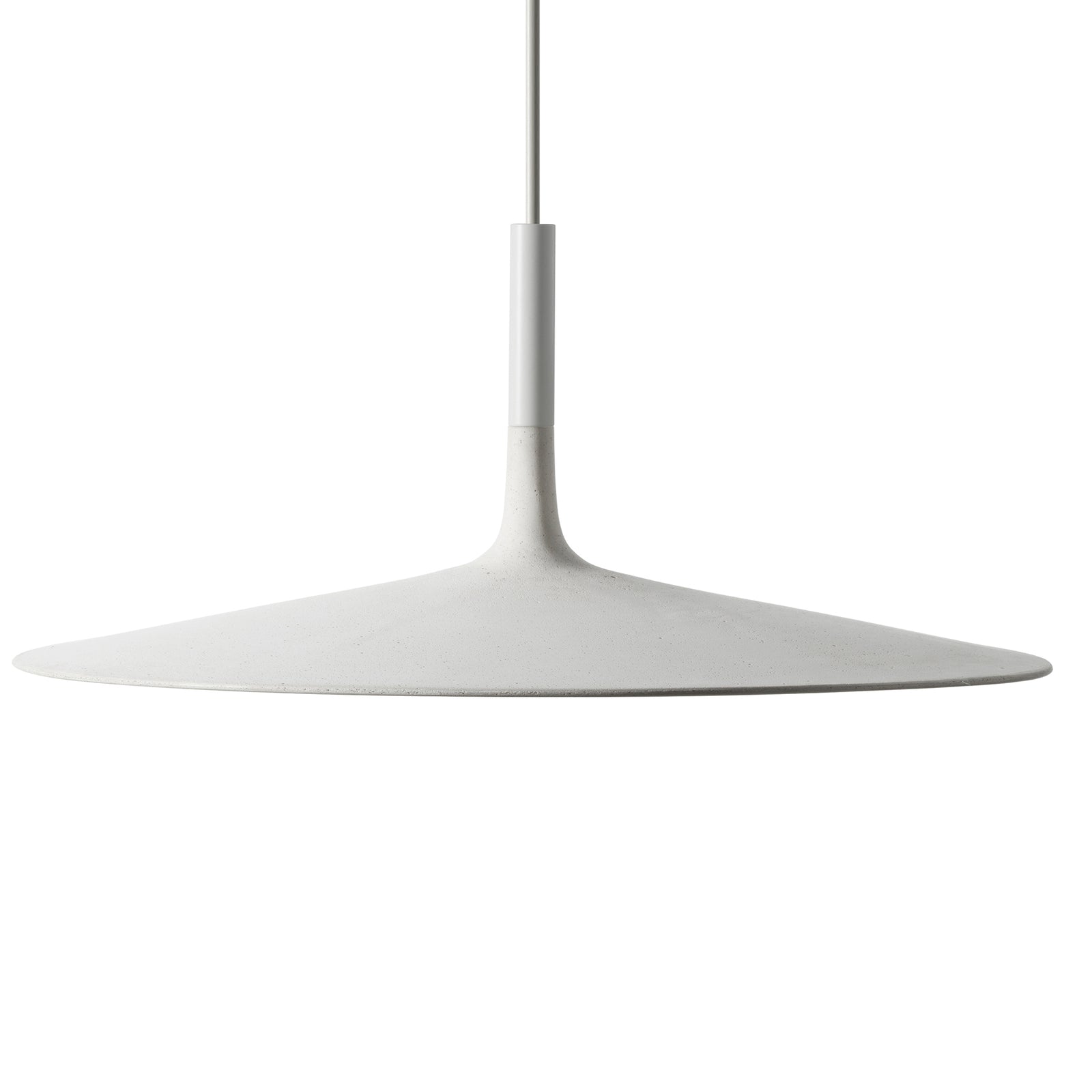 LED pendellampe Aplomb Large betong hvit dimbar front