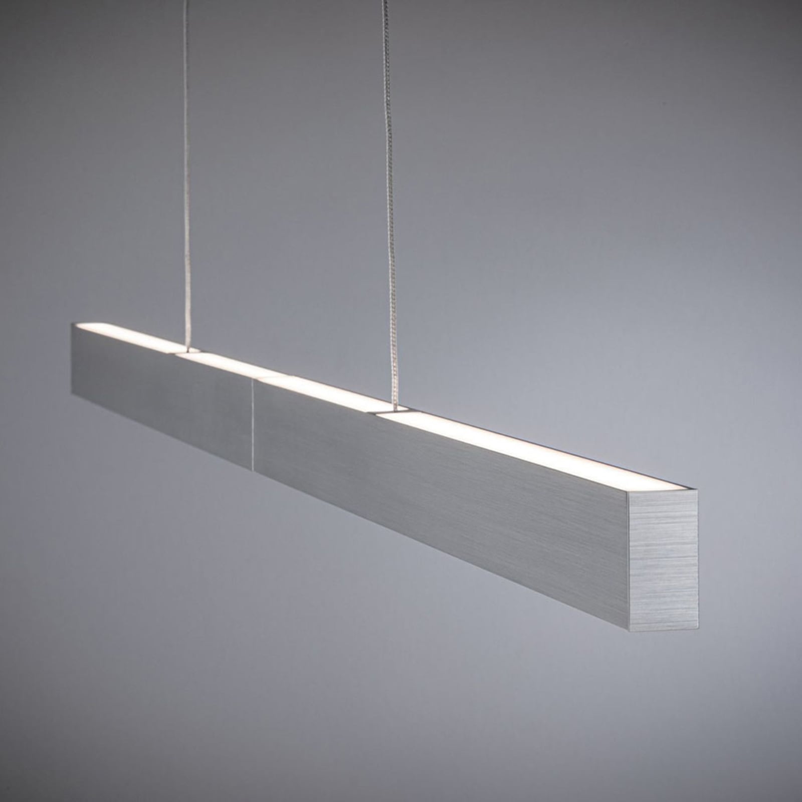 LED pendellampe Aptare dimbar aluminium Zigbee 180 cm side