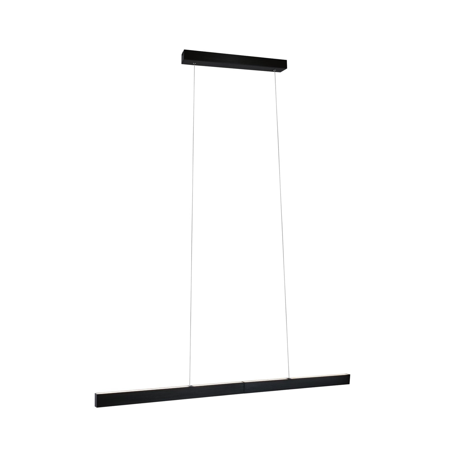 LED pendellampe Aptare dimbar ZigBee svart 180 cm montert i rom