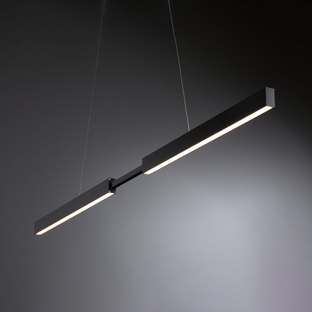 LED pendellampe Aptare dimbar ZigBee svart 180 cm med fjernkontroll