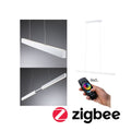 LED-pendellampe Aptare ZigBee dimbar hvit 180 cm forfra