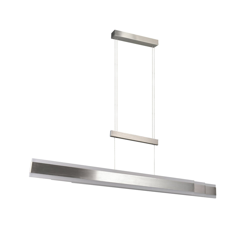 LED pendellampe Arcola nikkel 152 cm CCT dimbar forfra