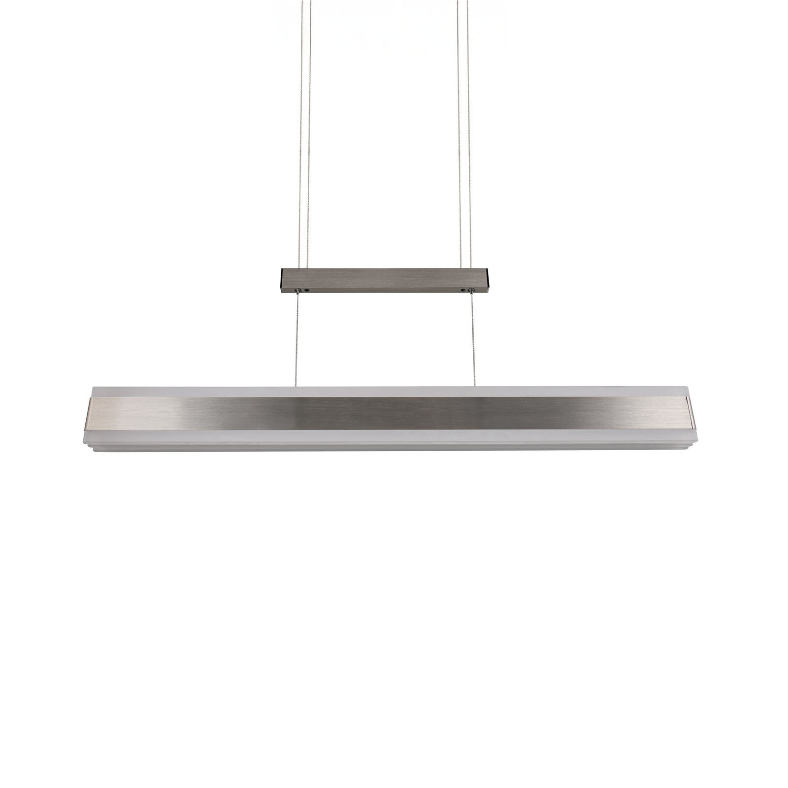 LED pendellampe Arcola nikkel 152 cm CCT dimbar lysfargevalg