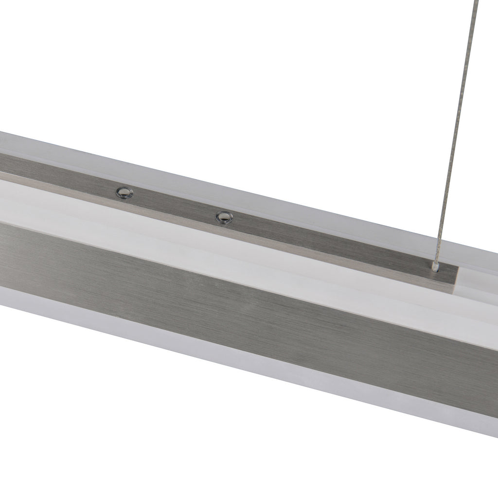 LED pendellampe Arcola nikkel 152 cm CCT dimbar sideprofil
