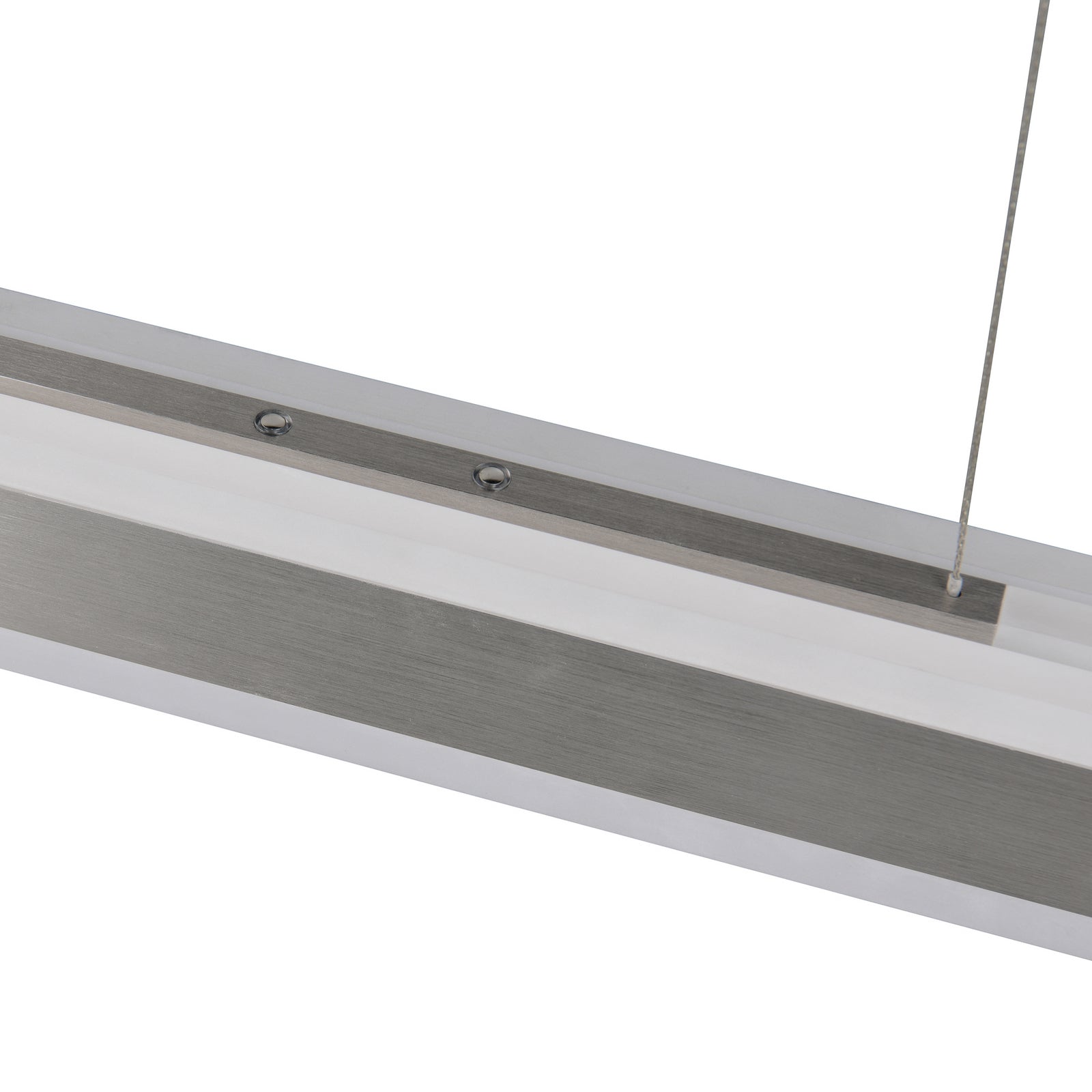 LED pendellampe Arcola nikkel 152 cm CCT dimbar sideprofil