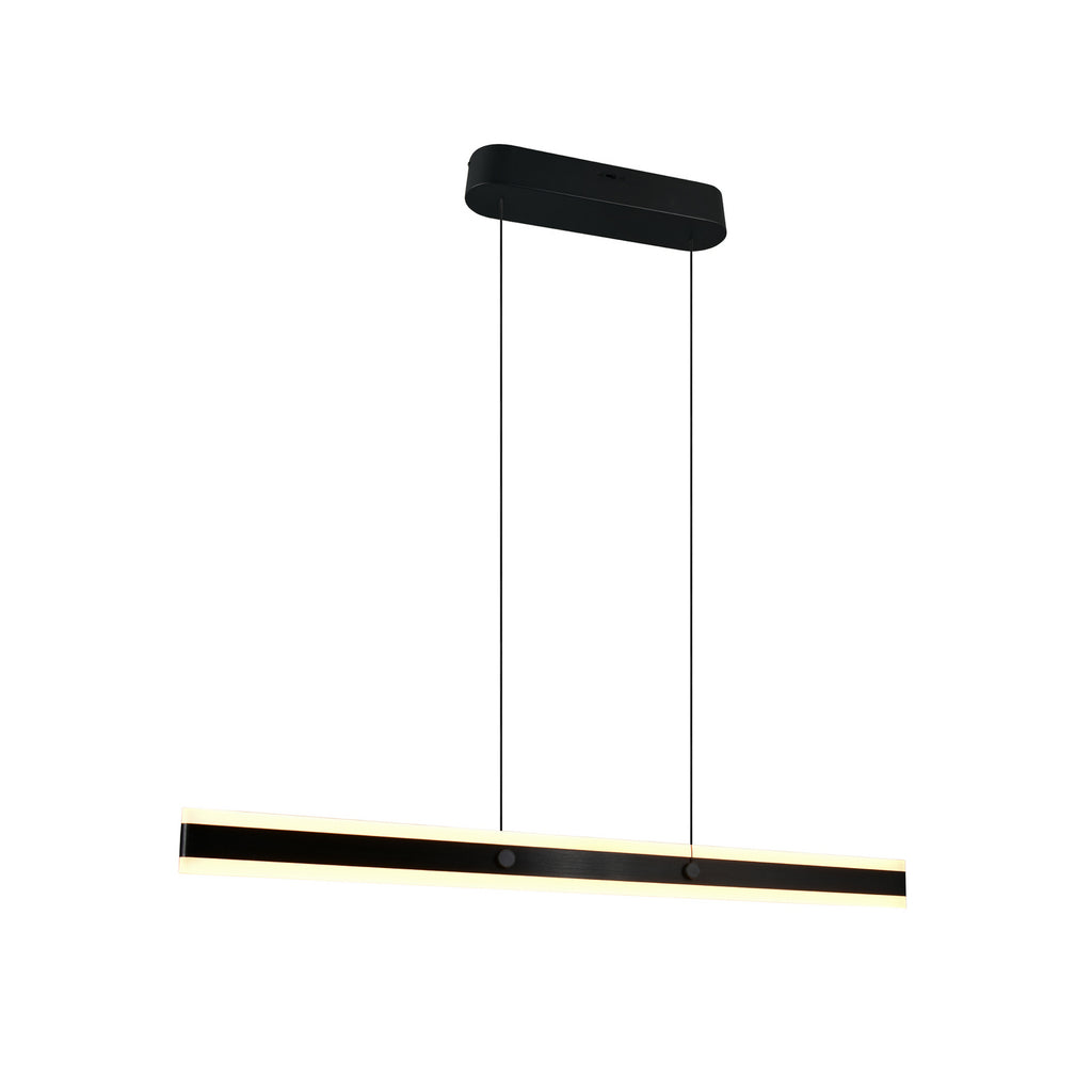 LED pendellampe Arcola svart 115 cm CCT dimbar 2-lys bakside